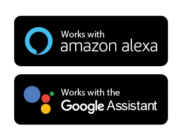 Works with Google Assistant and Alexa